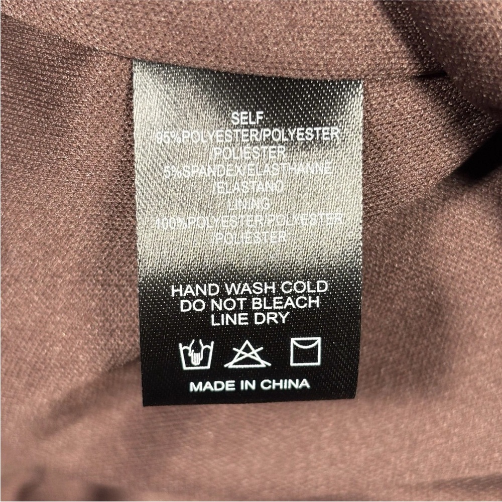 Sunday In Brooklyn Anthropologie Velvet Puff Sleeve Top Women’s X-Large Brown - Picture 6 of 12